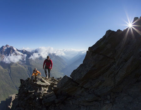 bergsteigen sommer wandern vent ötztal
